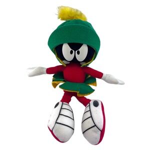 VINTAGE APPLAUSE LOONEY TUNES MARVIN THE MARTIAN BENDABLE PLUSH TOY 12” Tall EUC